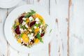 Beetroot, Walnut and Goats’ Cheese Salad