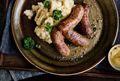 Sausage with Blue Cheese Mash