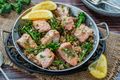 Salmon and Bulgur Pilaf