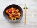 Sichuan Prawns with Shiitake Mushrooms