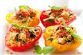 Feta Stuffed Capsicum/Pepper