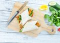 Hanoi Chicken Wraps
