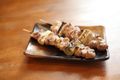 Yakitori-style Barbecue Chicken Skewers