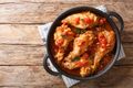 Chicken and Tomato Hotpot with Garlic Croutons