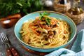 Garlic Mushroom Spaghetti