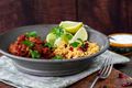 Pomegranate Chicken and Couscous