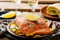 One-Pan Roast Salmon With Onions