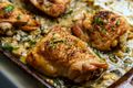 One Pan Mustard Chicken Thighs
