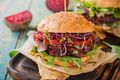 Quinoa and Beet Burgers