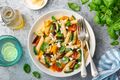 Goat’s Cheese and Aubergine Penne