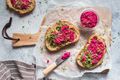 Roast Beet Toasts