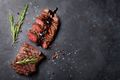 Steak with Black Garlic Puree
