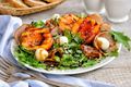 Peach, Basil and Mozzarella Salad