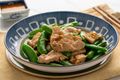 Sesame Pork with Mangetout