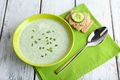 Cucumber and Lettuce Green Soup