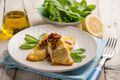 Baked Fish with Braised Broad Beans