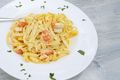 Prawn and Saffron Tagliatelle