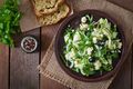 Baked Feta and Greens Potato Salad