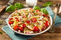 Orzo and Halloumi Salad