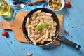 Penne with Tuna, Anchovies and Olives