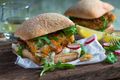Spiced Cod Burgers