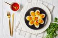 Japanese Devilled Eggs Canape
