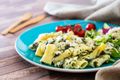 Spinach and Goat’s Cheese Pasta Salad