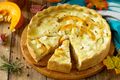 Leek, Squash and Pesto Pie
