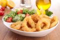 Asian Crispy Squid Salad