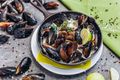 Mussels Poulette
