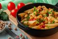 Chickpea and Sausage Rigatoni