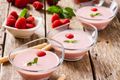 Raspberry and Sparkling Wine Posset
