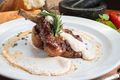 Lamb Chops with Rosemary and Onion Sauce