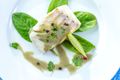 Lemon Sole with Cream and Sorrel Sauce