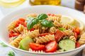 Mozzarella and Capers Pasta Salad