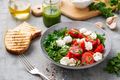 Mozzarella and Pesto Salad