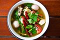Thai Hot and Sour Chicken Soup