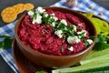 Beetroot, Hazelnut and Feta Dip