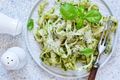 Tagliatelle with Lettuce Pesto