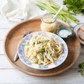Double Asparagus Tagliatelle