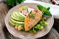 Roast Chicken Breasts with Avocado