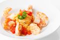 Tagliatelle with Prawns and Prosciutto