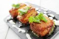 Whisky-Glazed Pork Belly Canapes