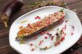 Eggplant with Feta and Pomegranate