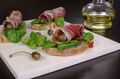 Jamon Iberico and Broad Bean Tapas