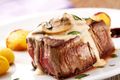 Fillet Steak in Wine and Mushroom Sauce
