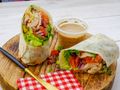 Ras el Hanout Chicken Wraps