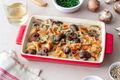 Chicken, Mushroom and Cannellini Bean Casserole