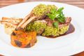 Mustard and Herb Crusted Rack of Lamb