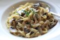 Vegan Creamy Mushroom Spaghetti